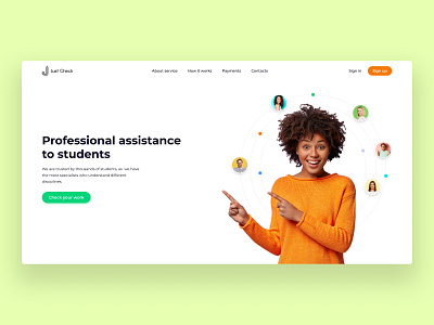 Just Chek design site ui ux web