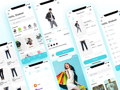 Ecommerce app app design ui ui design ux