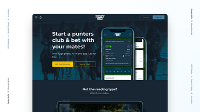 Puntclub - UI/UX Design betting app ui ux