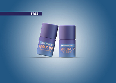 Free Small Cosmetic Bottle Mockup PSD files 3d model 3d product design 3ds max branding cosmetic packaging cosmetics cosmetics product creative design dribbble flat free freebie illustration latest mockup mockups