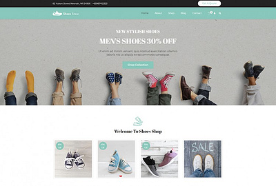 Shoes Store WordPress Theme shoes shops shoes store wordpress theme