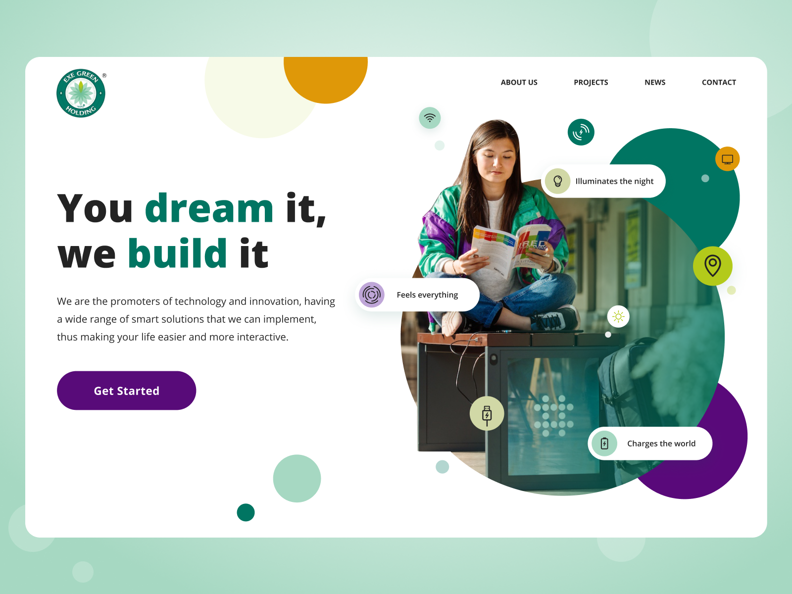 Example of Corporate Website Design