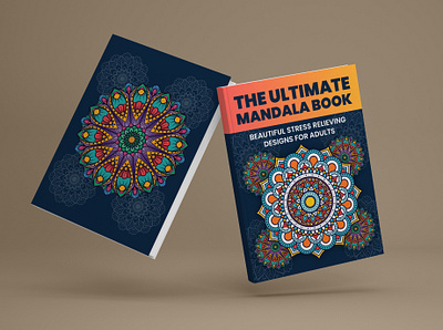 Book Cover Design (Mandala Book) adult adults amazon kdp amazon kindle book book cover book cover design coloring book design kdp kdp cover kindle book cover mandala mandalas