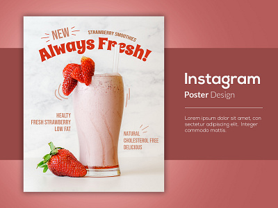 Instagram Poster Design branding design instagram instagram banner instagram post instagram posts instagram stories instagram template social media social media design socialmedia