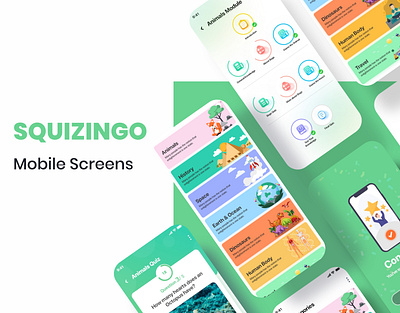 Squizingo Mobile App mobile mobile app mobile app design mobile application mobile mockup mobile ui mobile ui design ui ux design ui ux design uidesign