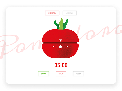 014 Countdown timer countdown countdowntimer daily 100 challenge dailyui illustraion pomodoro ui web