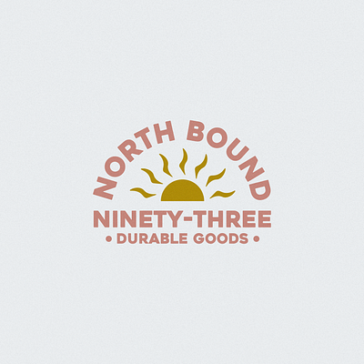 North Bound '93 apparel logo beachy branding california design illustration logo logo design logo designs logodesign typography