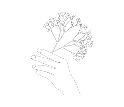 art abstract art avatar art beautyful art flower art hand art illustration minimal one line one line art