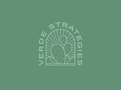 Verde Branding / Seal brand brand design brand identity branding cactus design graphic design icon identity illustration logo mark mountains prickly pear typography