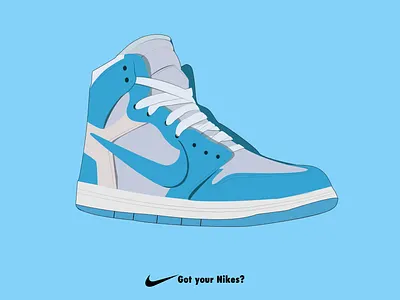 Got your nikes! adobe illustrator adobe photoshop illustration brand design illustration nike running nike shoes running shoes snickers vector
