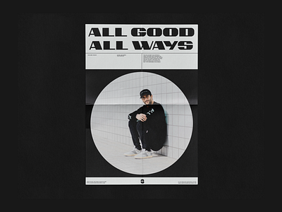 All good/All ways daniel ricciardo graphic design poster poster design typogaphy