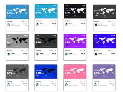 Time Zone Pro themes app design ui