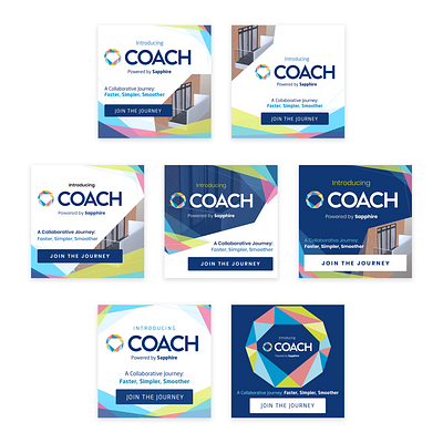 Coach - Social Media Ads display ads marketing design social ads