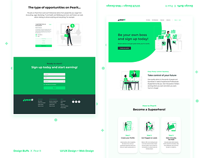 Pear It - UI/UX Design & Web Design agency website ui ux web