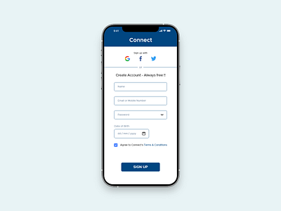 Form app design minimal ui ux