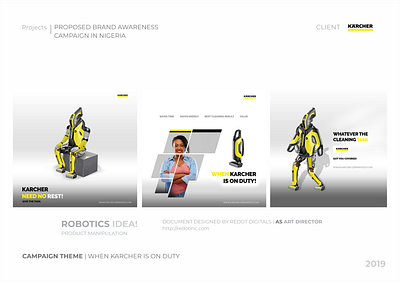 Karcher Awareness campaign awareness campaign home appliances social media design