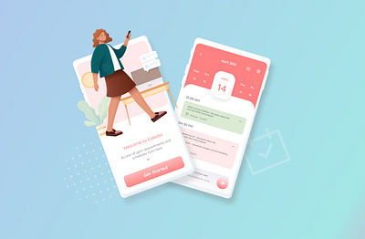 Calendar mobile app appointment appointment booking art calendar calendar app calendar ui design dribbble figma figma design figmadesign illustrations minimal mobile app schedule app scheduler ui ux web website