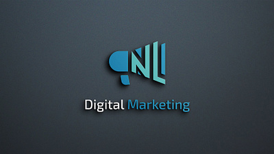 NL Digital Marketing brand design brand identity branding branding and identity branding design creative logo design design digital marketing digital marketing logo logo logo design logo design branding marketing marketing logo minimal minimal logo design minimal logos