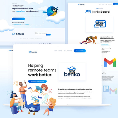 Benko - Web Design & Branding branding illustration logo design web design