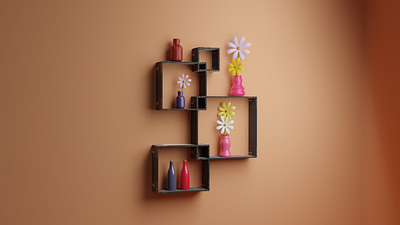 Wall Shelf | 3D 3d b3d beginner blender blender 3d blender3d