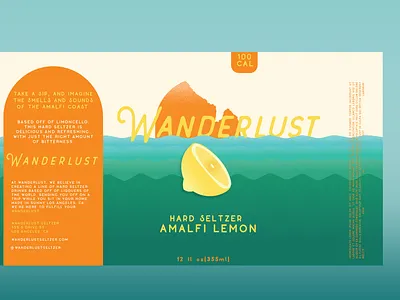 Hard Seltzer Concept branding can design hard seltzer illustration label design label packaging packaging packaging design seltzer
