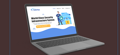 CyberSys Desktop Screen 2021 04 05 design ui ux web website