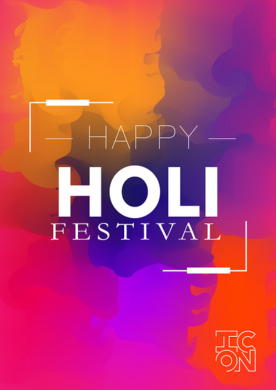 Happy Holi Festival design happy holi holi icon designs illustration illustrator jariwala poster sankalp sankalp jariwala