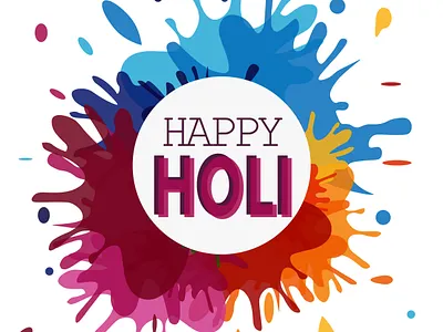 Happy Holi Festival banner design happy holi holi icon icon designs illustration illustrator jariwala poster poster designs sankalp sankalp jariwala