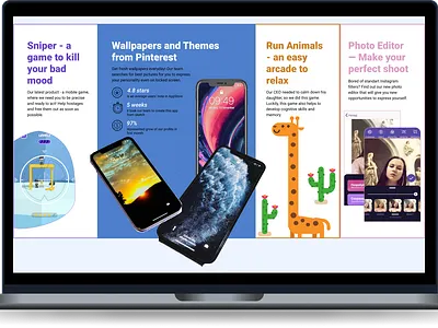 Slider with projects ad development agency marketing projects slider