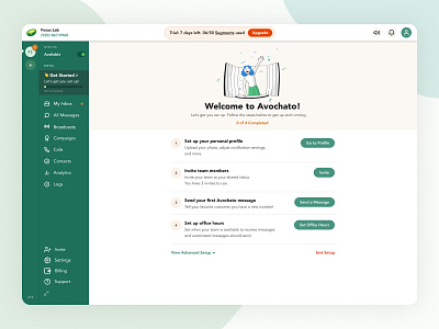 Welcome to Avochato | Quick Setup Guide communication crm guide messaging setup welcome welcome screen