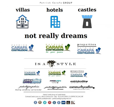 NOT REALLY DREAMS. brand brandidentity branding building castle construction deluxe design dream graphic design home hotel house illustration logo lux luxury realestate resort villa