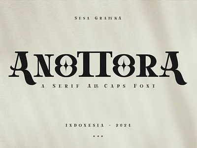 Anottora Serif Font by Sesa Grafika branding casual font creative elegant fashion font font logo logotype serif font unique font visual identity