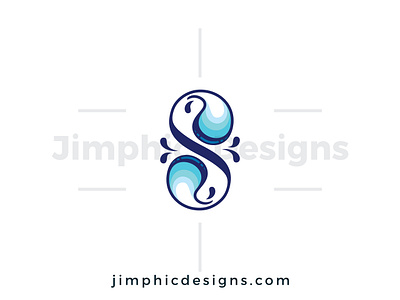 Letter S Water Logo branding design graphic design letter logo logo design vector