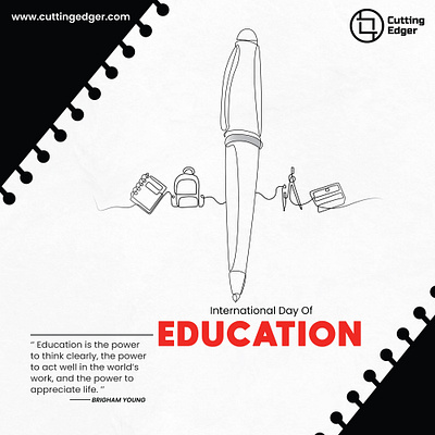 Education Day design graphic design illustration post image social media content