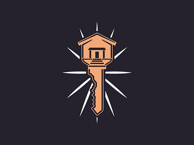 House Key - 154/365 branding home homeowner house key keys logo logo design logomark mark realtor realty vector