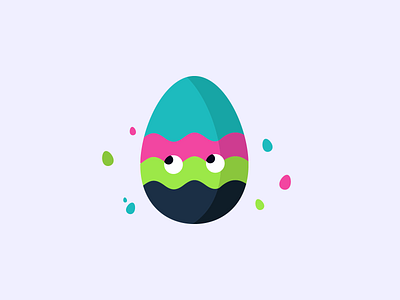 Erisium - Poggy illustration communication easter flat illustration vecteur vector