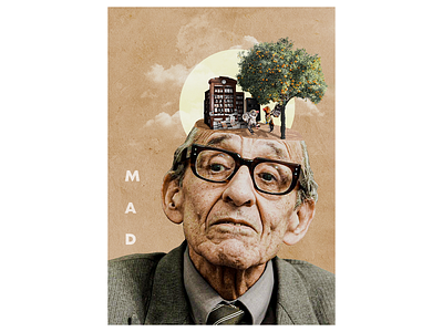 Marco Aurelio Denegri Tribute design illustration minimal