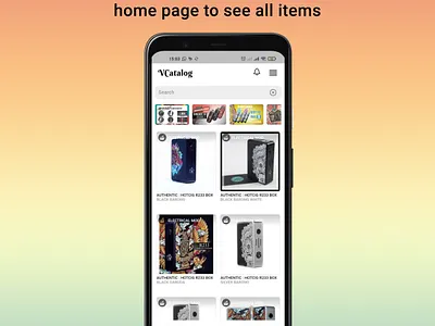 UI Design - Vcatalog reseller apps app banner design branding design mobile mobile ui ui ui design uiux ux