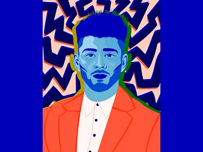 Zayn Malik Portrait band band art illustraion illustration art illustrations illustrator one direction portrait portrait art portrait illustration portraits zayn zayn malik