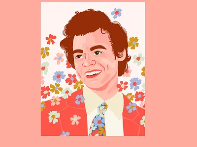 Harry Styles Portrait harry styles illustration art illustrations illustrator one direction portrait portrait art portrait illustration portraits