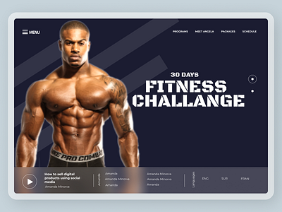 Fitness trainer App app design fitness fitness app online ui uidesign uiux ux ux design webdesign
