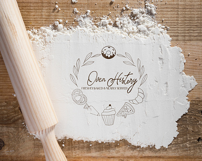 Bakery Logo badge bakery bakery logo cake design donut icon logo vector