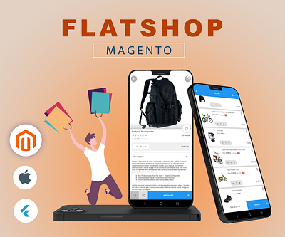 E-commerce Mobile App [Magento Platform] add to cart branding clean color digital payment e commerce e commerce app e commerce design ecomerce illustraion mobile app mobile apps mobile ecommerce mobile ui online shop product details shopping cart uiux ux xd ui kit