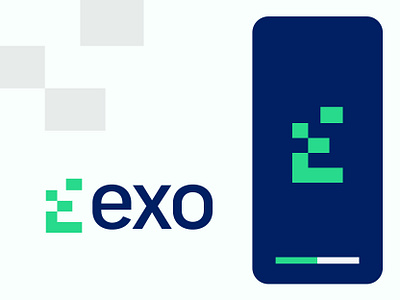 EXO | Logo Design Exploration | Modern Logo Design 2d a b c d e f g h i j k l m n branding connection e letter logo e logo fast easy speed e pixel flat letter mark letter mark logo design logo concept logo design exploration logo designer logo for sale minimalist monogram o p q r s t u v w q y z order tech company logo technology logo