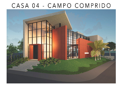 Casa 04, Campo Comprido - 2020 architecture arq design renders