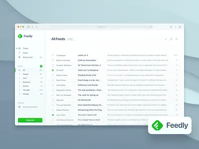 Feedly Redesigned