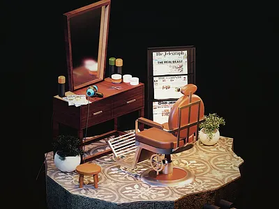 Tech trucker 36 days of type 3d 3d animation 3d art 3d artist 3dsmax art artwork branding color flat illustration