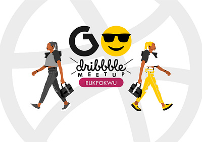 dRIBBBLE GO design flat illustration minimal vector