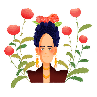 Frida digital digital illustration digitalart illustrate illustration
