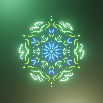 Mandala 2020 13 june blender blender 3d blender3d mandala